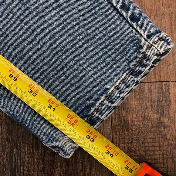 Levi’s VTG 90s 550 Jean High Rise Relaxed Fit Tapered Leg Waist 32 Tag Size 16 L - Picture 15 of 16